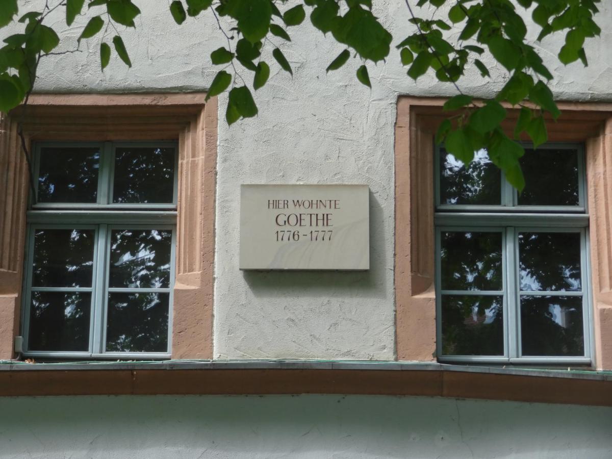 "Goethezimmer" Ferienwohnung Und Zimmer Am Burgplatz ワイマール エクステリア 写真